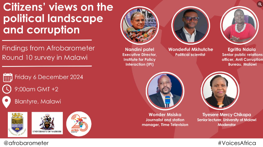 Citizens' view on political landscape