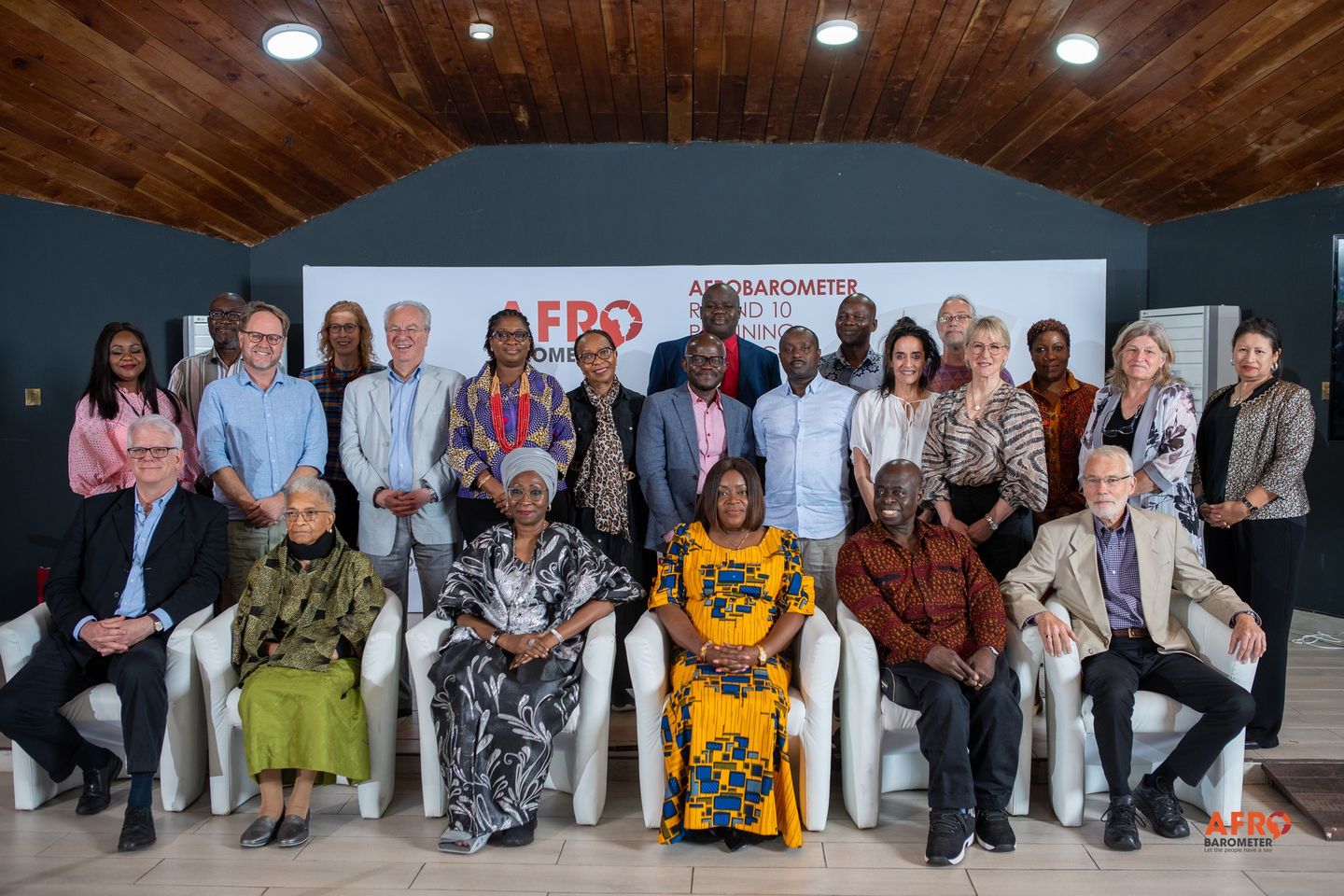 CENTRE FOR SOCIAL RESEARCH AT THE LAUNCH OF AFROBAROMETER ROUND 10 SURVEYS IN ACCRA, GHANA.